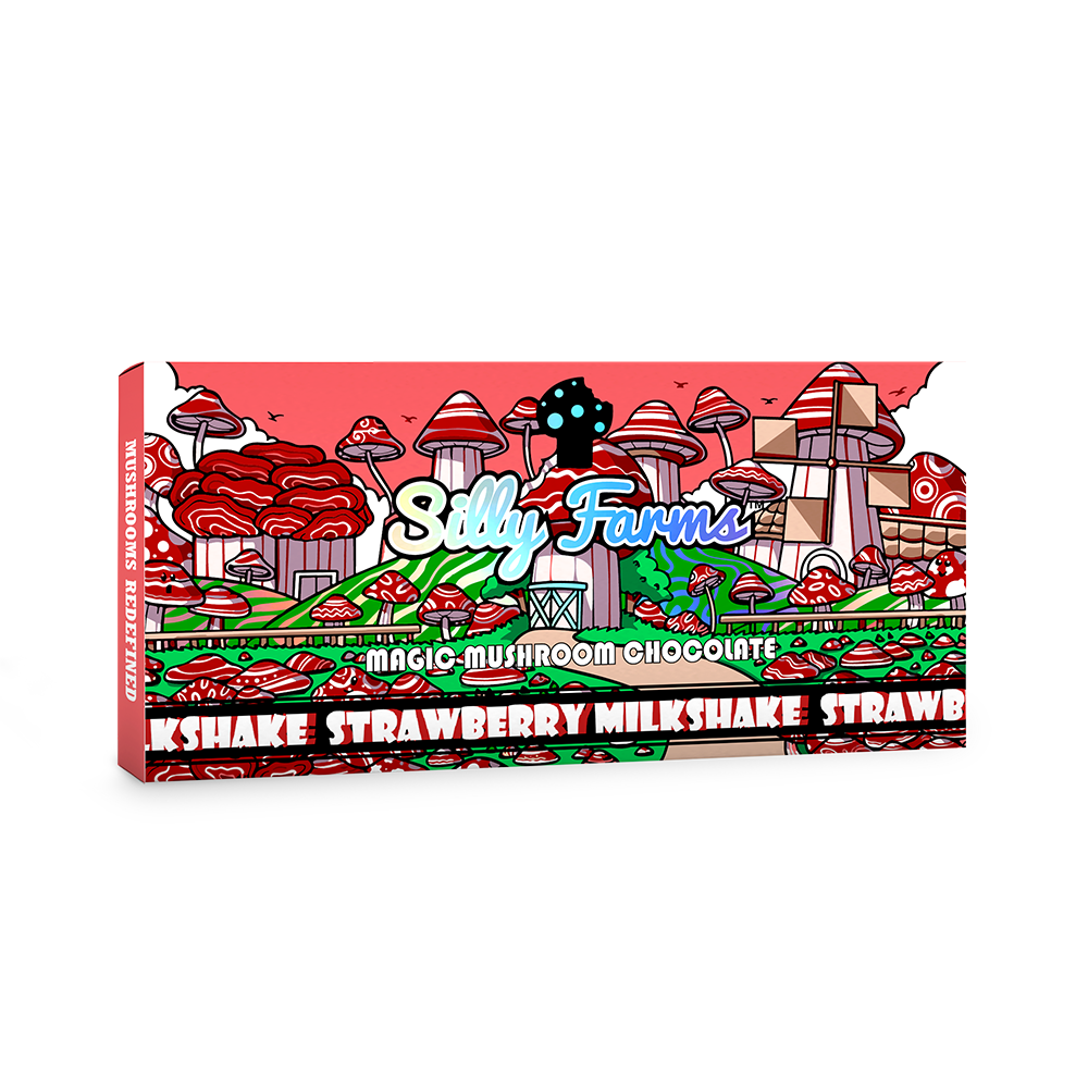 Magic Mushroom Strawberry Milkshake