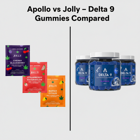 Apollo Delta 9 Gummies vs Jolly Cannabis's Delta 9 Gummies