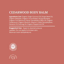 Organic Full-Spectrum CBD Body Balm - Cedarwood