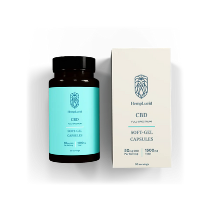 Organic Full-Spectrum CBD - SoftGel Capsules