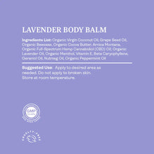 Organic Full-Spectrum CBD Body Balm - Lavender