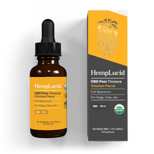 Organic Full-Spectrum CBD for Dogs & Pets Tincture - Chicken Flavor