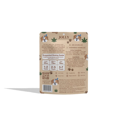 Jam Butter Sleepy Dog Treats - CBD Soft Chews (30ct.)