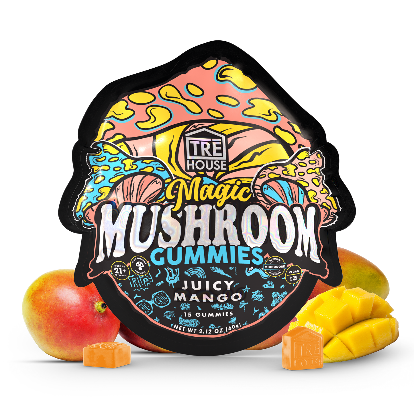 TRE'House Magic Mushroom Gummies (4 Flavors - 15 pcs.)