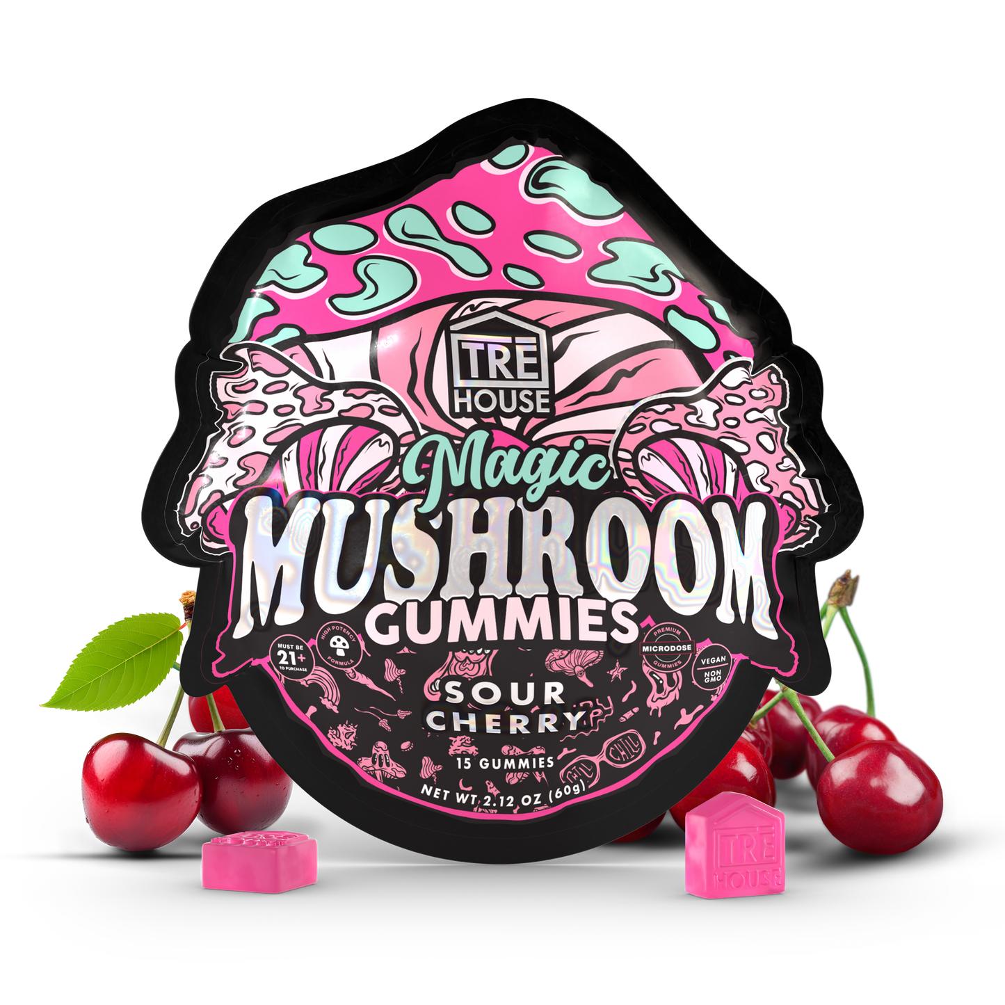 TRE'House Magic Mushroom Gummies (4 Flavors - 15 pcs.)
