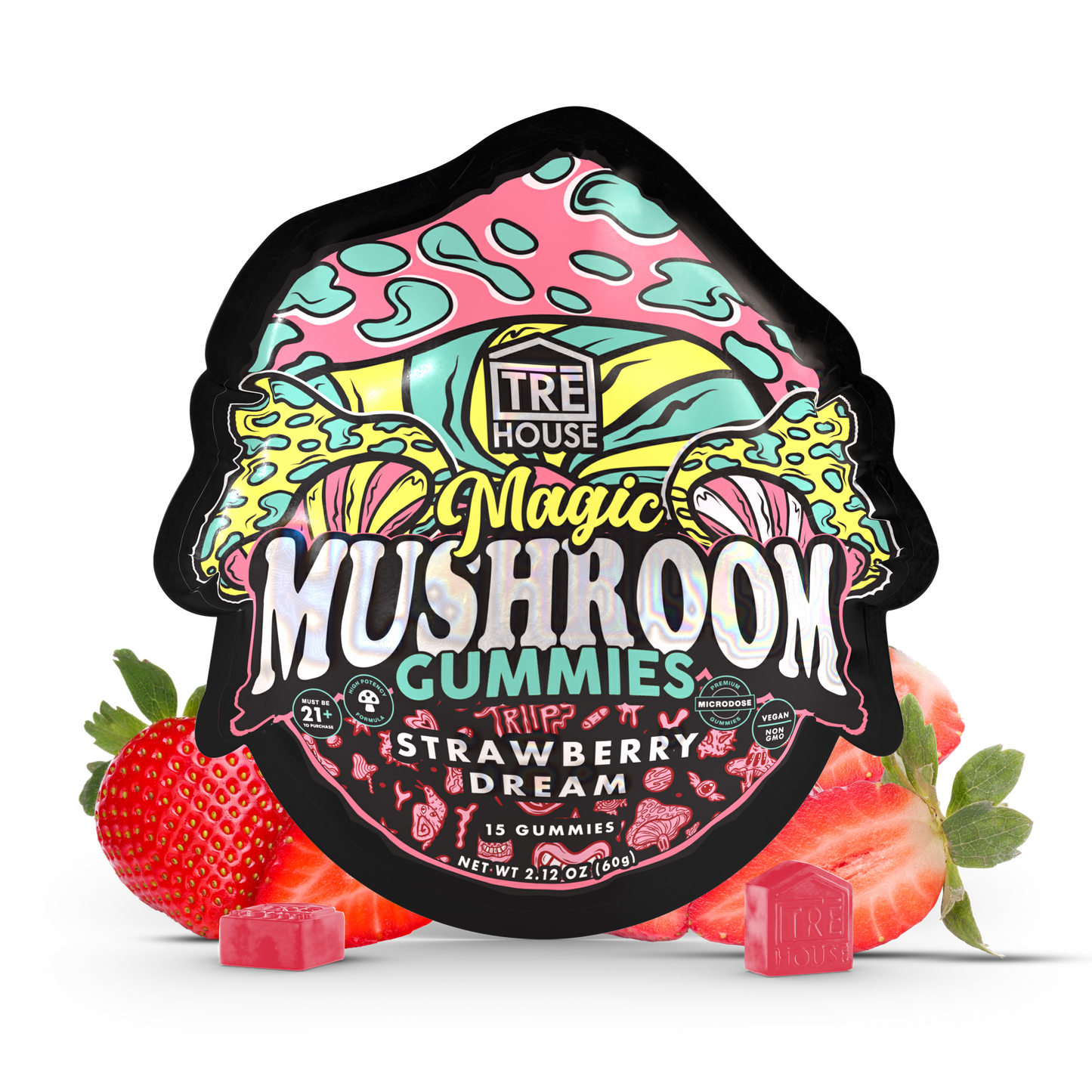 TRE'House Magic Mushroom Gummies (4 Flavors - 15 pcs.)