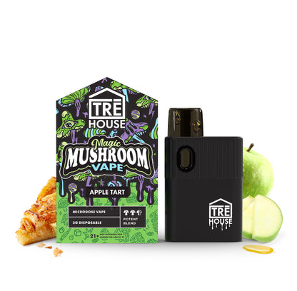 TRE'House Micro-dose Magic Mushroom Vape Pen 800 Puffs - Apple Tart