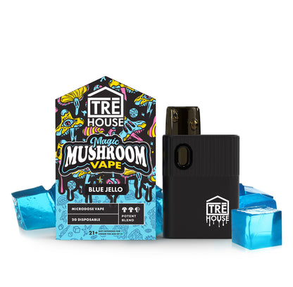 TRE'House Micro-dose Magic Mushroom Vape Pen 800 Puffs - Blue Jello