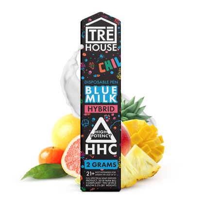 TRE'House HHC Vape Pen 2G - Blue Milk (Hybrid)